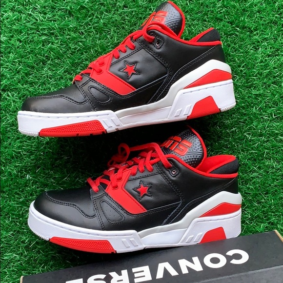 CONVERSE ERX 260 OX BLACK/UNIVERSITY RED/White WMN - Picture 12 of 16